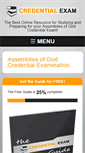 Mobile Screenshot of credentialexam.com